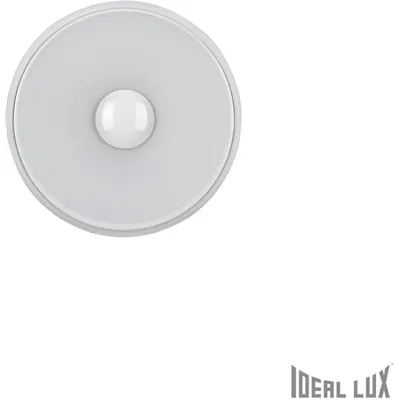 Plafoniera Audi 51, 1 bec, dulie T5, D:250 mm, H:50 mm, Alba