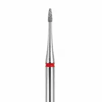 Capăt Freză Staleks Diamant Flacără Mică Roșu 1 mm FA12R010/3