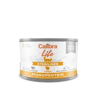 Hrana umeda pisici, Calibra Cat Life Sterilised Turkey, 200 g