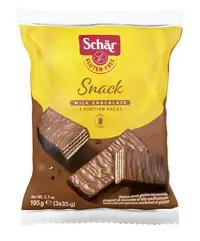 Napolitane fara gluten invelite in ciocolata,105g, Schar