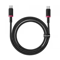 Cablu Date si Incarcare USB-C - USB-C Baseus Dura Series, 100W, 1m, Rosu P10377803U01-01