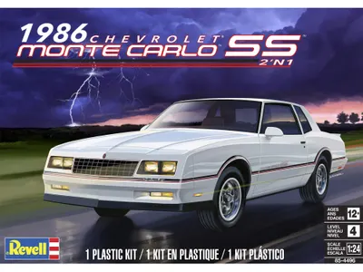 Model asamblabil Revell - Mașini contemporane: Chevrolet 1986 Monte Carlo