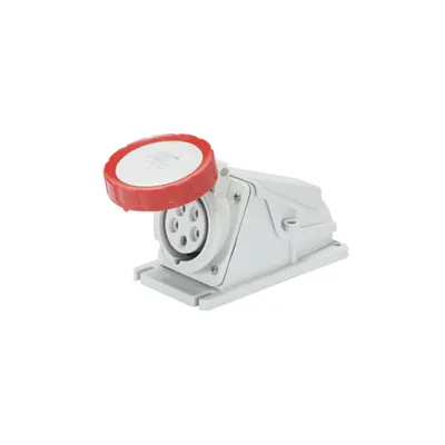 Priza Industriala Fixa Incastrabila in Perete la 90° Pt 3p+e 16a Ip67 380-415v 6h