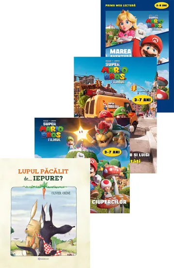 Pachet Super Mario + Lupul păcălit de iepure
