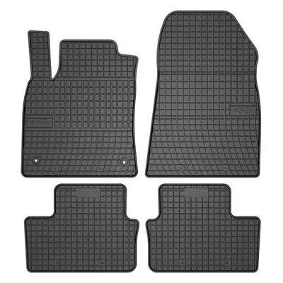 Covor podea FROGUM cauciuc, 4 buc. BASIC, fata spate, set, culoare neagra, potrivit RENAULT CLIO V 06.19