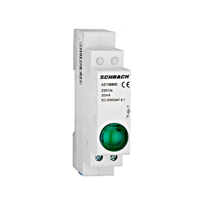 Lampa modulara simpla cu LED, AMPARO, verde, 230V-AC