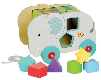 Sortator pentru trăgători Orange Tree Toys - Animalele Junglei, Elefant