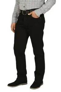 Blugi clasici barbati, Forza, negru (Marime pantalon: W33)
