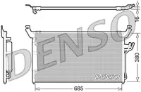 Radiator AC condensator cu uscator potrivit INFINITI FX 3.5 4.5 01.03-12.08