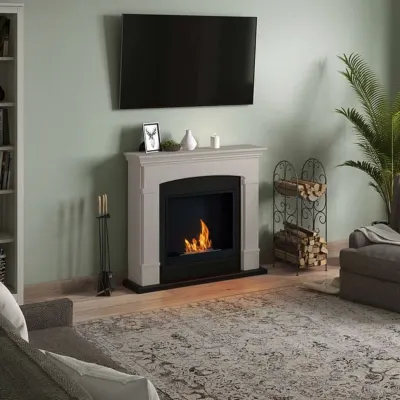 Helmi Light Beige Semineu cu bioetanol FreeFlame