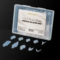 Set NAILSUP Șabloane pentru Tipsuri Reutilizabile Mix Design