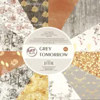 Carton de designer Em Art - Grey Tomorrow, 230 g/m2, 30.5 x 30.5 cm, unilateral(12 designul, 24 coli)