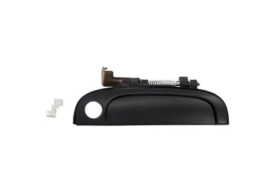 Maner usa Dreapta Fata potrivit KIA RIO II JB 2005-2011 - (exterior, cu gaura pentru incuietoare; negru/grund)
