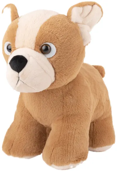 Jucărie de pluș Amek Toys - Câine bej, 45 cm