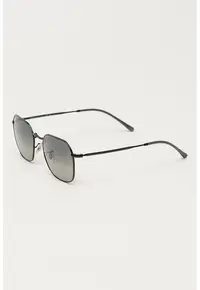 Ochelari de soare unisex cu lentile in degrade - Negru/Gri