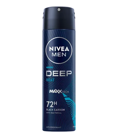 Deodorant spray pentru barbati Deep Beat Black Carbon, 150ml, Nivea