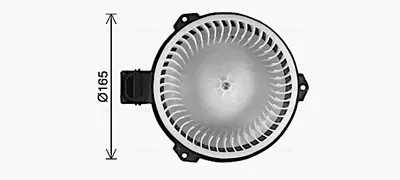 Ventilator Habitaclu Potrivit Chrysler Sebring; Dodge Avenger, Caliber, Journey; Honda Accord Viii, Crosstour I, Cr-V Iii, Cr-V Iv, Pilot; Jeep Compass, Patriot; Mazda Cx-9 1.6d-4.0 01.05