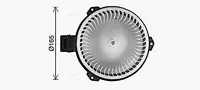Ventilator Habitaclu Potrivit Chrysler Sebring; Dodge Avenger, Caliber, Journey; Honda Accord Viii, Crosstour I, Cr-V Iii, Cr-V Iv, Pilot; Jeep Compass, Patriot; Mazda Cx-9 1.6d-4.0 01.05-