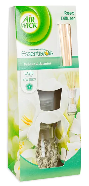Odorizant cu bețișoare Air Wick - Frezie si iasomie, 25 ml