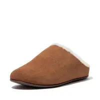 FITFLOP Chrissie Shearling Pantoffels/Sloffen GETROMMELD BRUIN 36