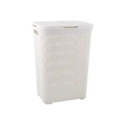 Coș de rufe Curver Hamper, 60 l, crem