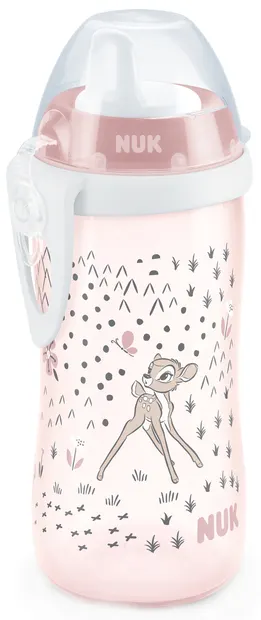 Cană cu cioc tare NUK - Kiddy Cup, 300 ml, Bambi