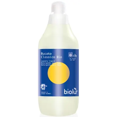 Detergent lichid pentru rufe albe si colorate ecologic 1l Biolu
