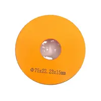 Freza diamantata pentru profilare granit, marmura, gresie Profil Semicerc Full Bullnose exterior, R-7.5mm, ∅75x22,23mm - DXDY.FPP.BN15