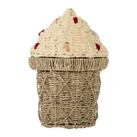 Coș de jucării pentru copii în culoare naturală din iarbă-de-mare ø 28x41 cm Cillie – Bloomingville Mini