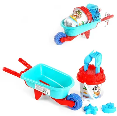 Set plaja copii Pilsan - Carucior cu accesorii