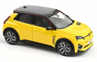 Model de colecție NOREV Modern: Automobile - Renault 5 E-Tech Electric 2024 Pop Yellow and Black