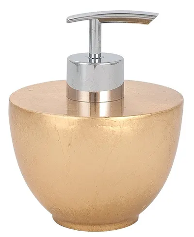 Dozator de săpun lichid Wenko - Gold, 200 ml, 10,1 x 12,5 cm