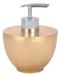 Dozator de săpun lichid Wenko - Gold, 200 ml, 10,1 x 12,5 cm