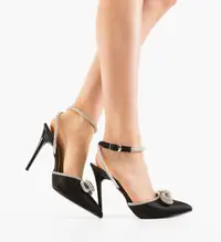 Pantofi cu toc Konect Negri 4
