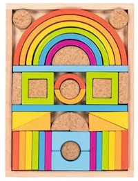 Constructor Goki - Curcubeu, 41 piese