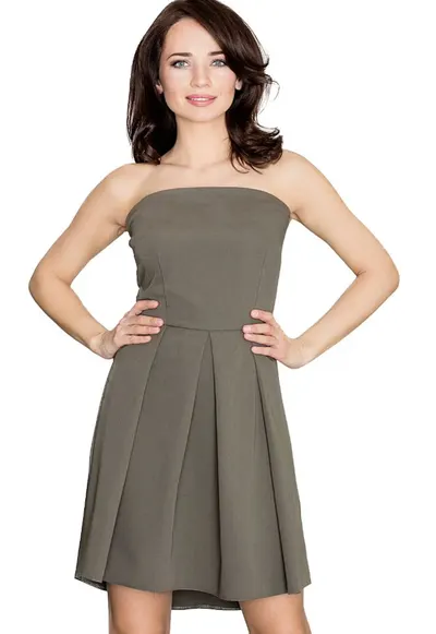 Rochie de seara dama Evamour K368 olive - Verde