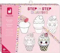 Set creativ Janod - Desenează pas cu pas, Kawaii