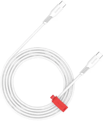 Cablu Canyon - CC60SC, USB-C/USB-C, 1.2 m, alb