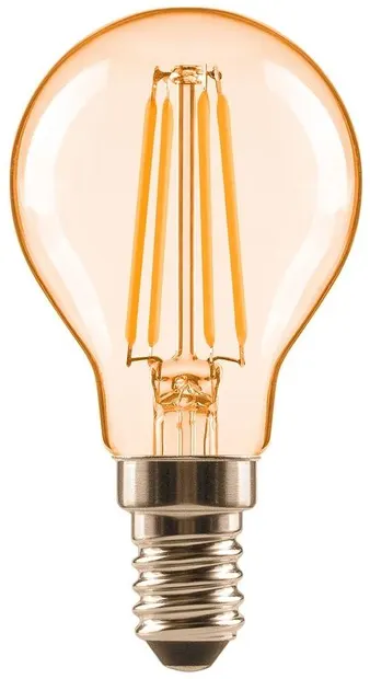 Bec LED Osram - Classic Filament Gold, E14, P33, 2400K, 380 lm