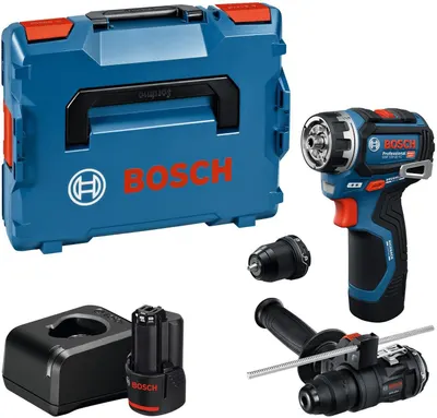 Șurubelniță cu acumulator Bosch - Professional, GSR 12V-32 FC, 12 V, cu accesorii și geantă