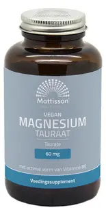 Vegan Magnesium Taurate, 120 capsule, Mattisson Healthstyle