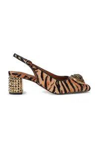 Kurt Geiger London tocuri cu călcâiul deschis din piele Chelsea Block Slingback