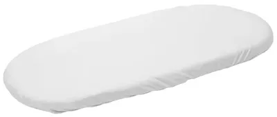 Cearșaf de bambus cu elastic Sensillo - 35 х 75 cm, alb