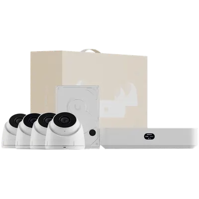 Ubiquiti UniFi UNVR-Instant-KIT-EU Compact Protect NVR Kit, includes (1) UniFi Protect NVR Instant with (4) G5 Turret Ultra came