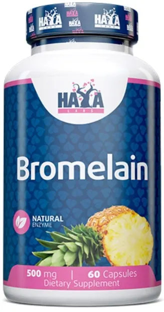 Bromelain, 500 mg, 60 capsule, Haya Labs