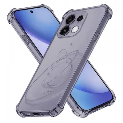 Husa pentru Oppo Reno16 Pro, Techsuit, Shockproof Clear, Fumurie