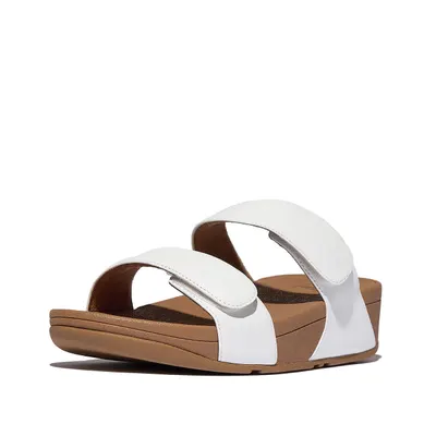 FITFLOP Lulu Verstelbare Leren Sandalen URBAN WIT 39