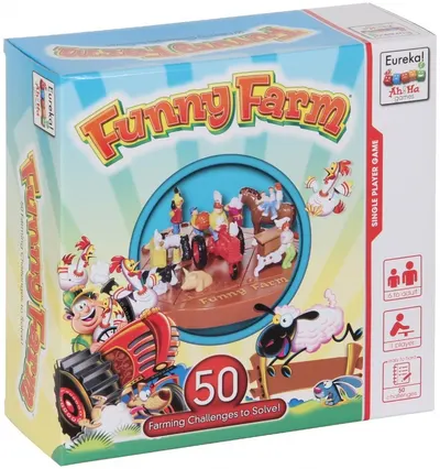 Joc de societate solo Funny Farm - Pentru copii