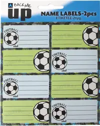 Etichete școlare Back Me Up Football Club - 16 bucăți