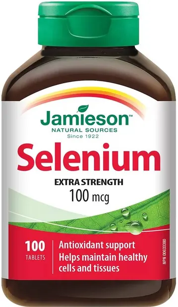 Seleniu, 100 mcg, 100 tablete, Jamieson